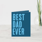 Modern Trendy Best Pap Ever Vaderdag Kaart (Voorkant)