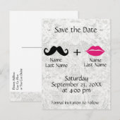 Modern Trendy Bewaar de Datum Aankondigingskaart (Voorkant / Achterkant)