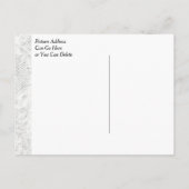 Modern Trendy Bewaar de Datum Aankondigingskaart (Achterkant)