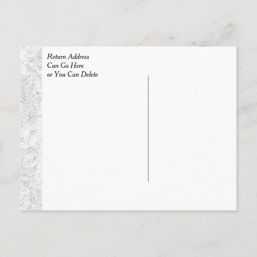 Modern Trendy Bewaar de Datum Aankondigingskaart (Achterkant)