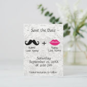 Modern Trendy Bewaar de Datum Aankondigingskaart (Staand voorkant)