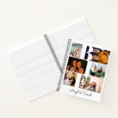 Modern Trendy BFF Best Friend Chic Photo Collage Notitieboek (Binnen)