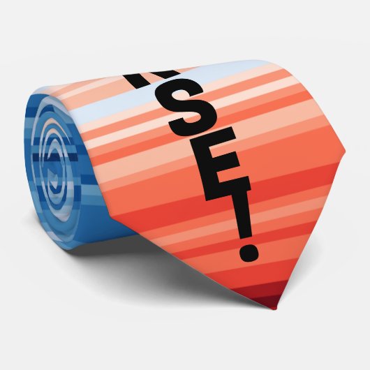 Modern Trendy Birthday Holiday Gift Climate Stripe Stropdas (Opgerold)