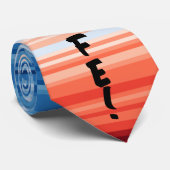 Modern Trendy Birthday Holiday Gift Climate Stripe Stropdas (Opgerold)