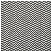 Modern Trendy Black en White Herringbone Pattern Stof (Swatch)