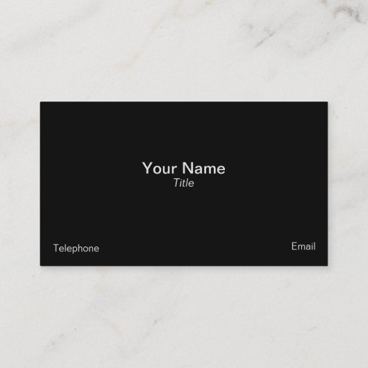 Modern Trendy Black en White Pattern Visitekaartje (Achterkant)