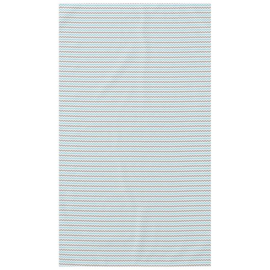 Modern Trendy Blue Gray Chevron Pattern Tafelkleed (Voorkant)