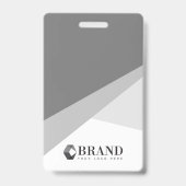 Modern & Trendy Business Professional Foto-ID Badge (Achterkant)