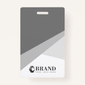Modern & Trendy Business Professional Foto-ID Badge (Achterkant)