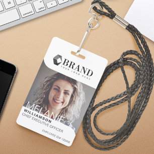 Modern & Trendy Business Professional Foto-ID Badge