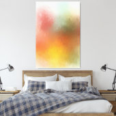Modern Trendy Colorful Abstract Art Red Yellow Canvas Afdruk (Insitu (Slaapkamer))