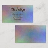 Modern Trendy Colorful Guest House Vacation Rental Visitekaartje (Voorkant / Achterkant)