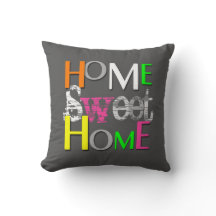 Modern Trendy Colorful Home Sweet Home