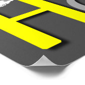 Modern Trendy Colorful Home Sweet Home Poster (Hoek)