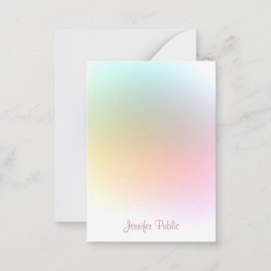 Modern Trendy Colorful Sjabloon Typografie Script (Voorkant)