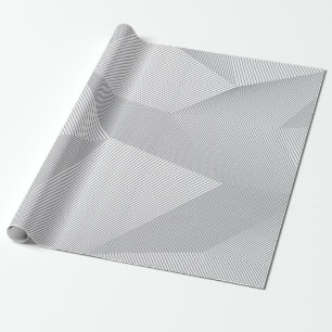 Modern, trendy, cool, eenvoudig, artistiek patroon cadeaupapier