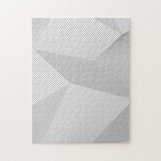 Modern, trendy, cool, eenvoudig, artistiek patroon legpuzzel (Verticaal)