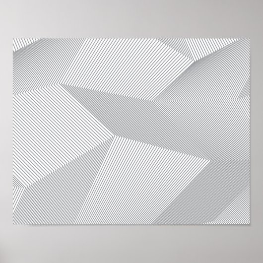 Modern, trendy, cool, eenvoudig, artistiek patroon poster (Voorkant)