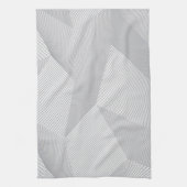 Modern, trendy, cool, eenvoudig, artistiek patroon theedoek (Verticaal)