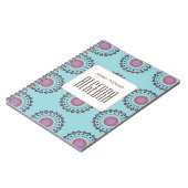 Modern Trendy Cute Chic Colorful Patroonklasse Notitieboek (Linkerzijde)
