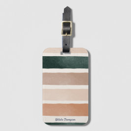 Modern trendy design Gastheerde strepen Bagagelabel