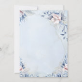 Modern Trendy Designer Dusty Rose Blush Wedding  Kaart (Achterkant)