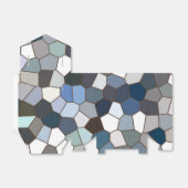 Modern Trendy Earth Toned Pattern Bedankdoosjes (Uitgevouwen)