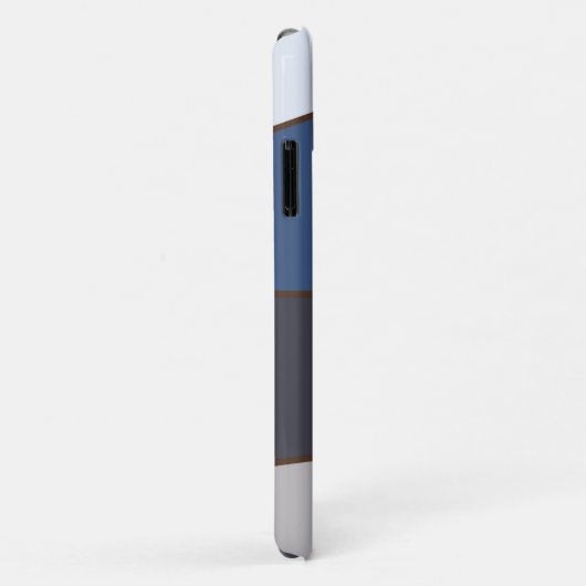Modern Trendy Earth Toned Pattern Case-Mate iPhone Case (Achterkant/rechts)