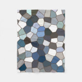 Modern Trendy Earth Toned Pattern Fleece Deken (Voorkant)