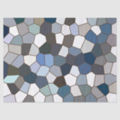 Modern Trendy Earth Toned Pattern Tissuepapier (Voorkant)