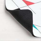 Modern, trendy, eenvoudig, leuk geometrisch grafis muismat (Hoek)