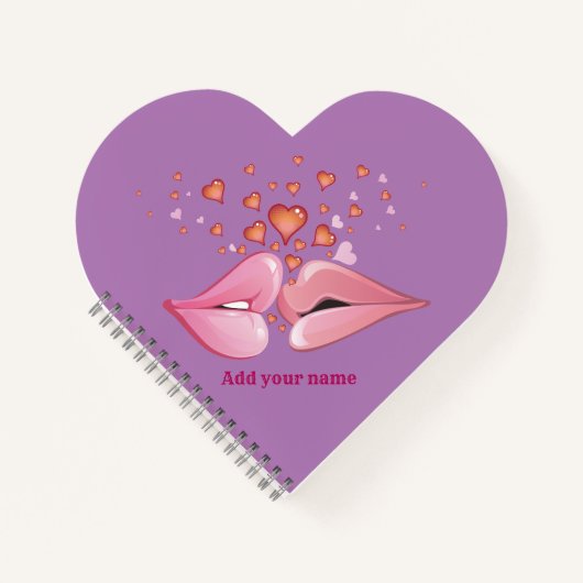 Modern Trendy Elegant Best Popular Love Notitieboek (Voorkant)