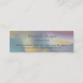 Modern Trendy Elegant Hearts Gold Glitter Klantenkaartje (Achterkant)