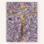 Modern Trendy Elegant Marble Gold Notitieboek (Voorkant)