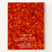 Modern Trendy Elegant Marble Gold Notitieboek (Achterkant)