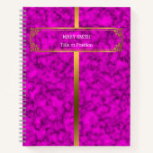 Modern Trendy Elegant Marble Gold Notitieboek (Voorkant)