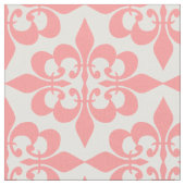 Modern Trendy Elegant  Pink Damask Stof (Close Up)