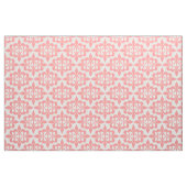 Modern Trendy Elegant  Pink Damask Stof (Fat Quarter)