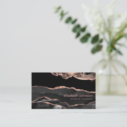 Modern Trendy Elegant Professional Makeup Artist Visitekaartje (Staand voorkant)