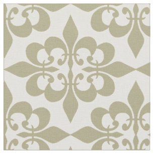 Modern Trendy Elegant Sage Damask Stof