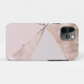 Modern Trendy Feminine Triangle Blush Texture Case-Mate iPhone Case (Achterkant (horizontaal))