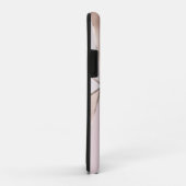 Modern Trendy Feminine Triangle Blush Texture Case-Mate iPhone Case (Achterkant/rechts)