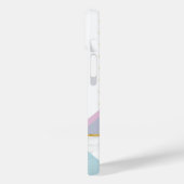 Modern Trendy Flamingo Pink Girly Name Case-Mate iPhone Case (Achterkant / Links)