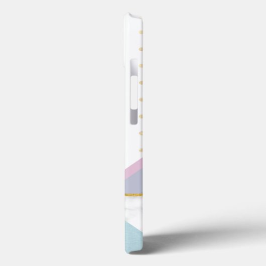 Modern Trendy Flamingo Pink Girly Name Case-Mate iPhone Case (Achterkant / Links)