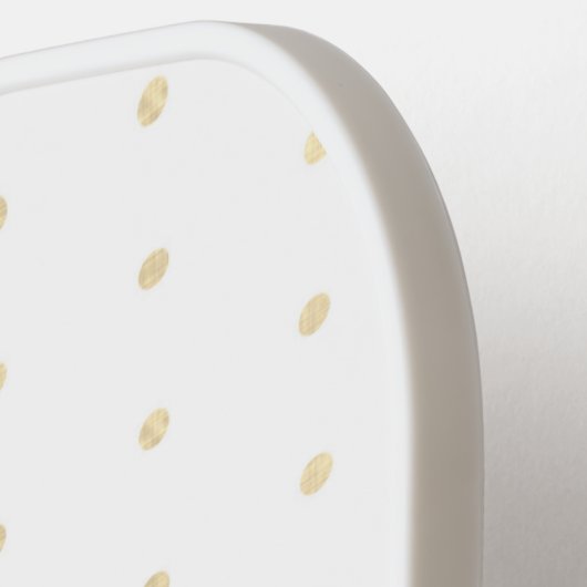 Modern Trendy Flamingo Pink Girly Name Pickleball Paddle (Links Detail)