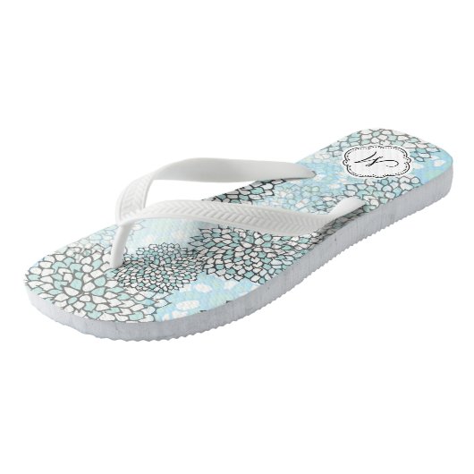 Modern Trendy Floral Pattern Teenslippers (Schuin)