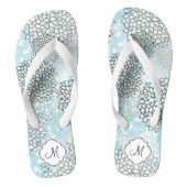 Modern Trendy Floral Pattern Teenslippers (Voetbed)