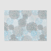 Modern Trendy Floral Pattern Tissuepapier (Voorkant)