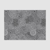 Modern Trendy Floral Pattern Tissuepapier (Voorkant)