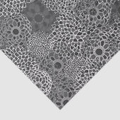 Modern Trendy Floral Pattern Tissuepapier (Detail)
